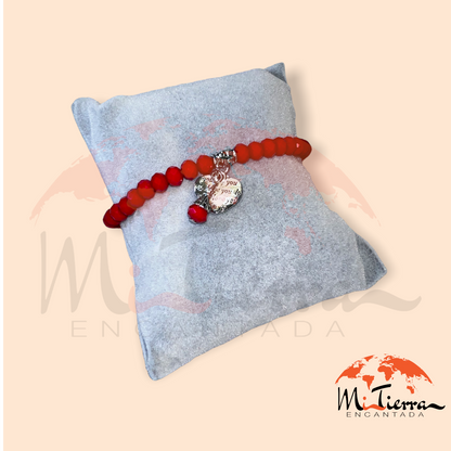 Pulsera con siete corazones