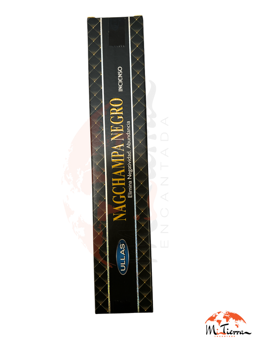 Incienso Ullas Nag Champa Negro agarbathi