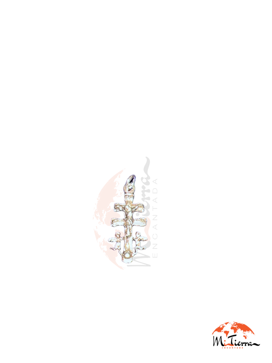 Colgante de plata Cruz de Caravaca
