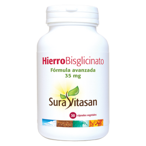 Hierro Bisglicinato 30 cápsulas Suravitasan
