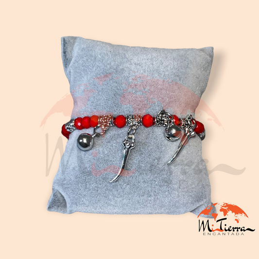 Pulsera de Protección cascabeles y cuernos